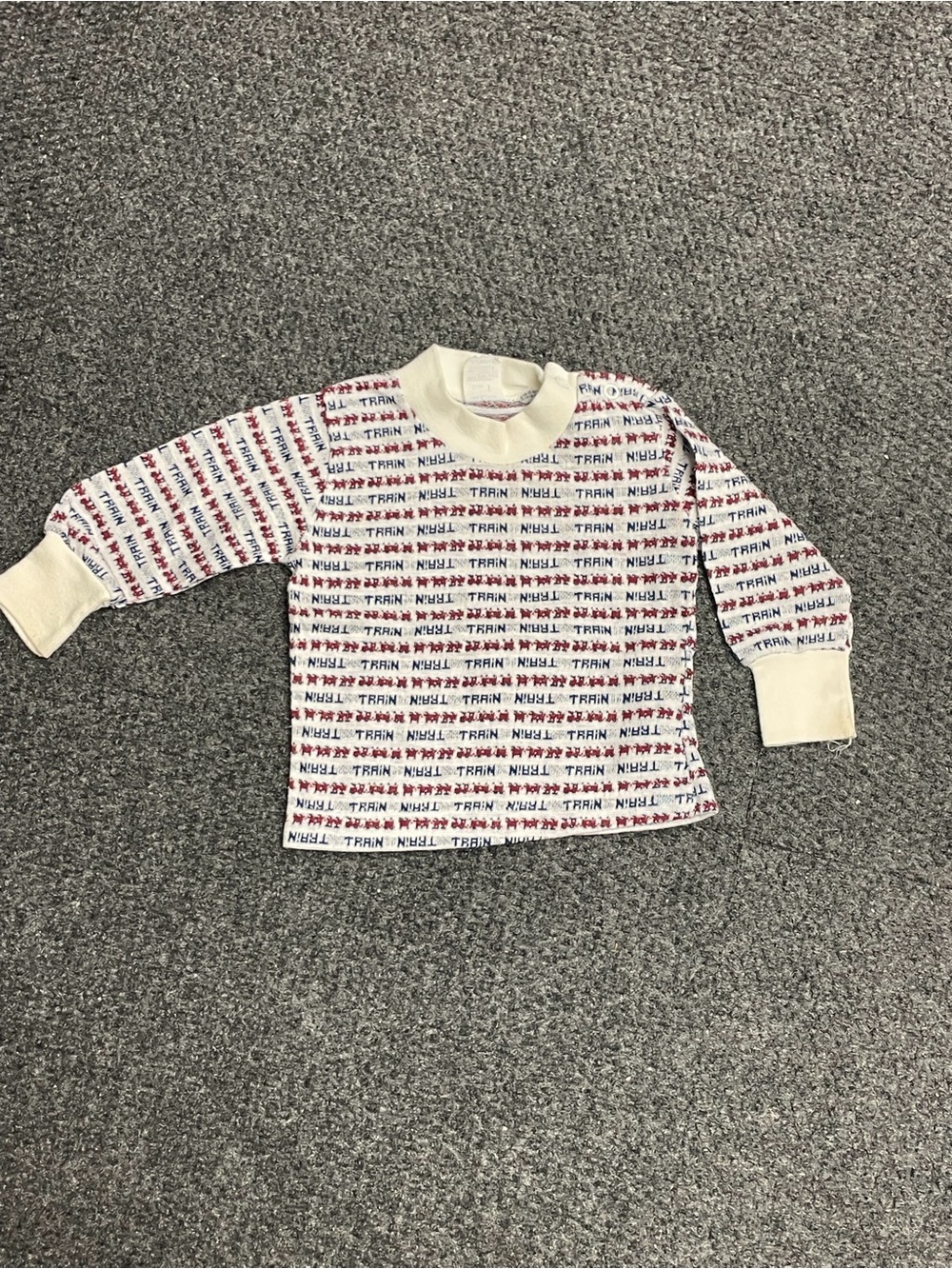 Vintage 1980s JcPenney Toddletime boys long sleeve shirt size 1 cotton